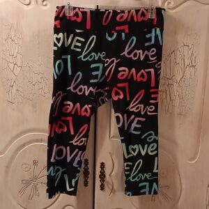 No Boundaries Colorful LOVE Leggings